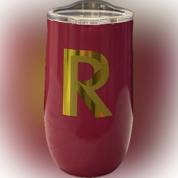 MONOGRAM GIFT NWT Dbl Wall Stainless Tumbler wLid A C D J K K L M N P R - Picture 12 of 13
